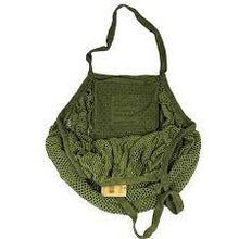 Apple Green Duck Net Crescent Bag
