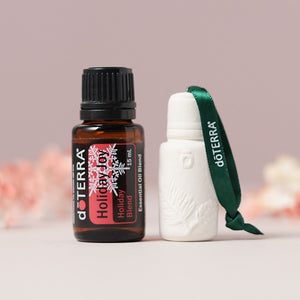 dōTERRA Holiday Joy 15ml with Decorative Passive Diffuser