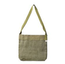 Apple Green Duck Jute Mesh Tote Bag