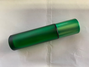 10ml Frosted Colour Glass Steel Ball Roller Bottle Same Colour Lid - Stock Your Pantry