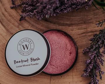 Wondery Skin Food - Beetroot Blush Loose Mineral Powder 20g - Stock Your Pantry