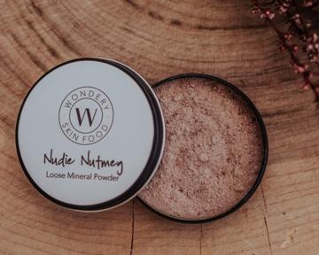 Wondery Skin Food - Nudie Nutmeg Loose Mineral Powder 20g - Stock Your Pantry