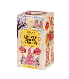 Ministry of Tea - Herbal Tea Bags - Lemon & Ginger Infusion (20)