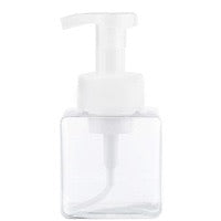 250ml Clear PET Bottle with Foaming Pump Top - Stock Your Pantry